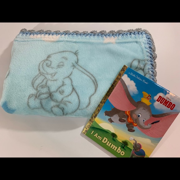 Disney Dumbo Crochet Baby Blanket Gift Set - Picture 3 of 14